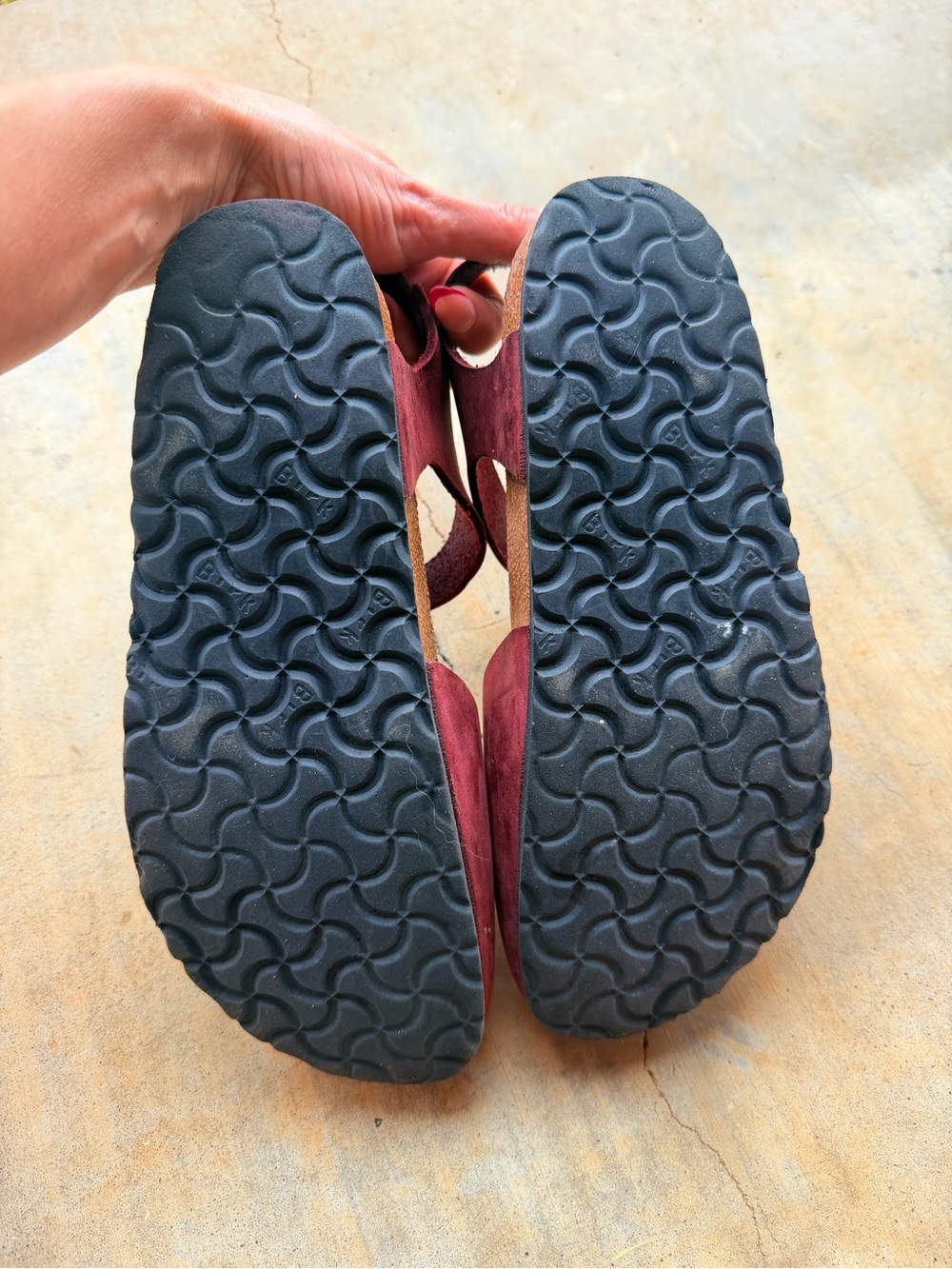 Birkenstock 40 100% Leather Zinfandel Messina Sandals Rare - Picture 5 of 5